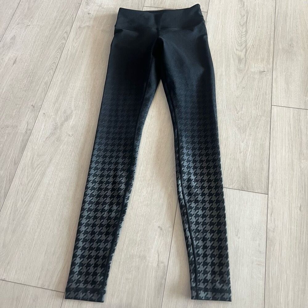 Lululemon Wunder Under Pant *Full-On Luon Womens Giant Houndstooth Dip Dye size